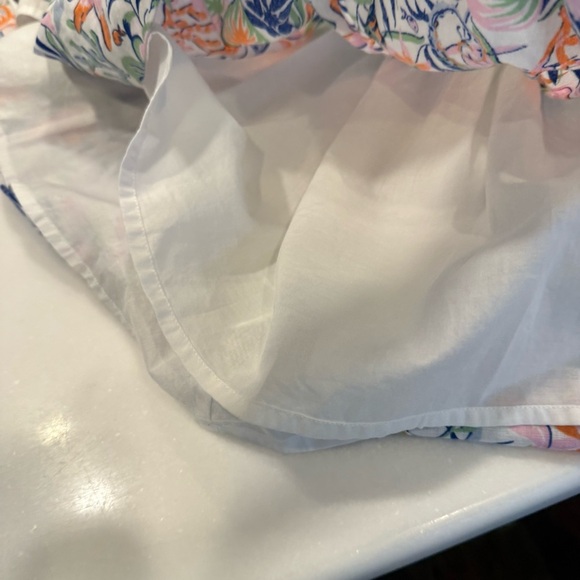 Polo Ralph Lauren Dress Big Girls Sz 16 Linen-Cotton Tropical Beach Summer NWT - Picture 7 of 12